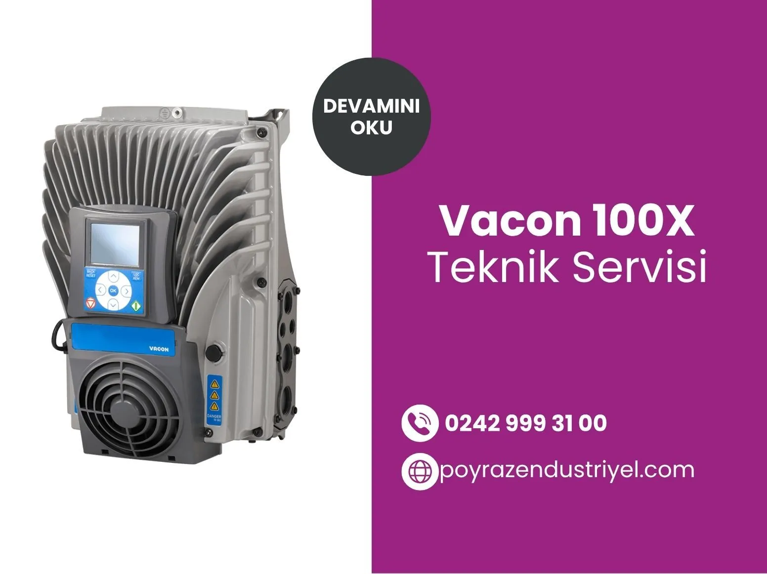 Vacon 100X Teknik Servisi